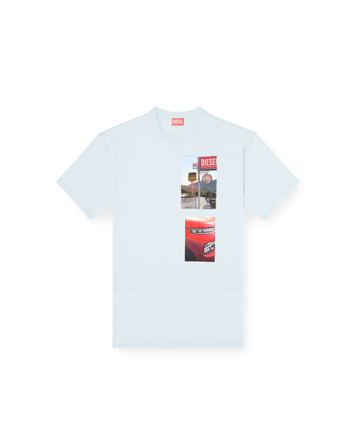 DIESEL(ディーゼル)の「メンズ Tシャツ T-BOXT-T3(Tシャツ/カットソー・メンズ・オフホワイト/ライトブルー/ブラック・XX-LARGE/X-LARGE/LARGE/MEDIUM/SMALL/X-SMALL/XXX-LARGE)」の11枚目の写真