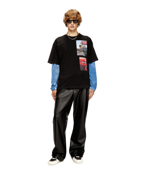 DIESEL(ディーゼル)の「メンズ Tシャツ T-BOXT-T3(Tシャツ/カットソー・メンズ・オフホワイト/ライトブルー/ブラック・XX-LARGE/X-LARGE/LARGE/MEDIUM/SMALL/X-SMALL/XXX-LARGE)」の12枚目の写真