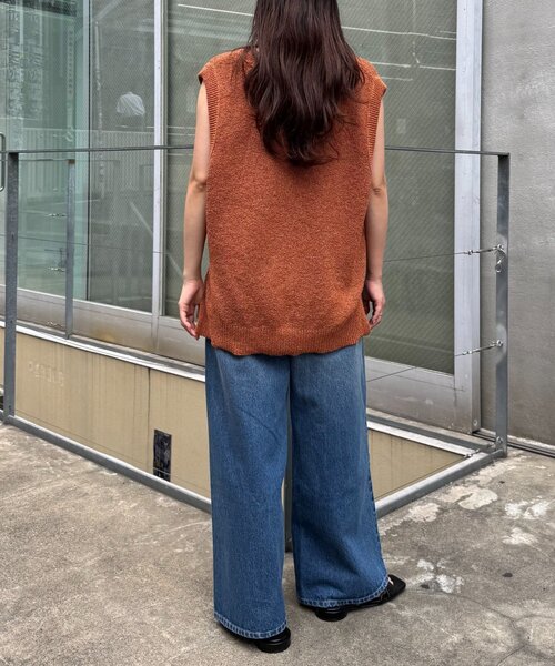 セール】メランジ編みニットベスト（ベスト）｜CIAOPANIC TYPY（チャオ