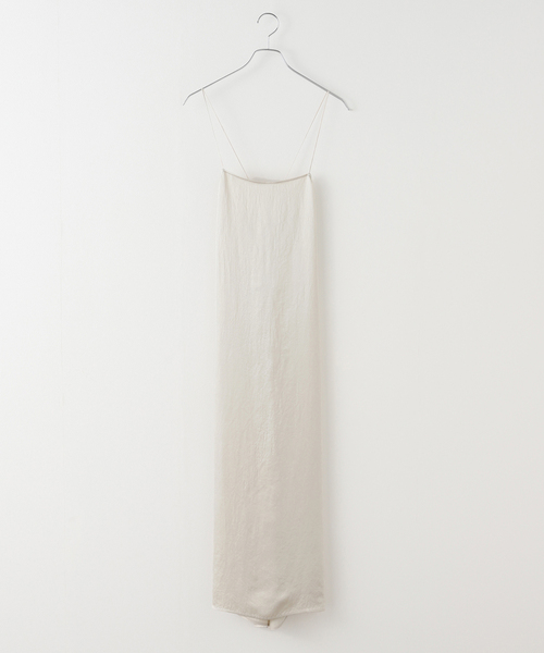 plage Back ribbon open キャミワンピース plage｜《代官山店・WEB限定》Back ribbon open キャミ