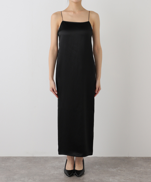 plage Back ribbon open キャミワンピース 代官山店・WEB限定》Back ribbon open キャミワンピース