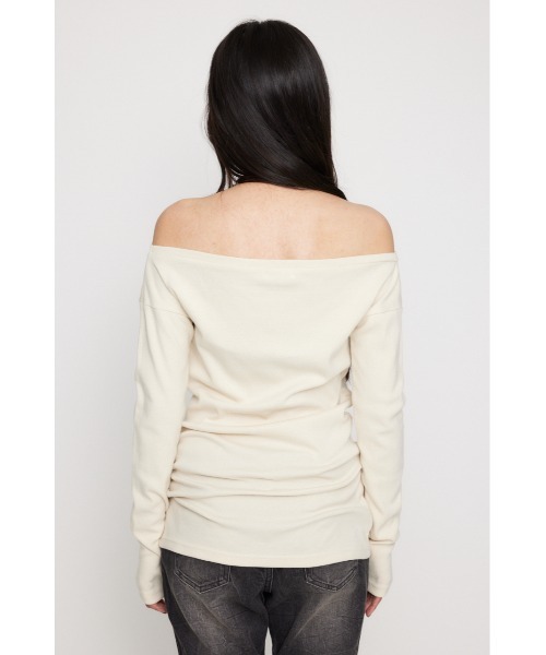 LAGUA GEM（ラグアジェム）の「OFF SHOLDER PRINT チュニック