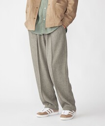 SHIPS | SHIPS:〈洗濯機可能〉メランジ ワイド ピンタック スラックス(スラックス)