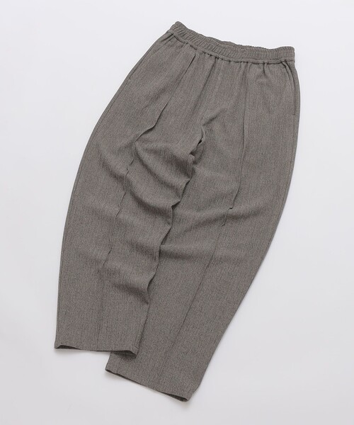 SHIPS（シップス）の「SHIPS:〈洗濯機可能〉メランジ ワイド ピンタック スラックス（スラックス・メンズ・ダークグレー/グレー/ブラック・X-LARGE/LARGE/MEDIUM/SMALL）」の17枚目の写真