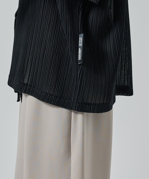 SHAREEF（シャリーフ）の「【SHAREEF】PLEATS SH（シャツ/ブラウス・メンズ・ブラック/ホワイト・1/2）」の12枚目の写真