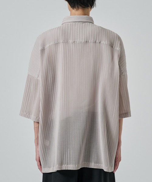 SHAREEF（シャリーフ）の「【SHAREEF】PLEATS SH（シャツ/ブラウス・メンズ・ブラック/ホワイト・1/2）」の20枚目の写真