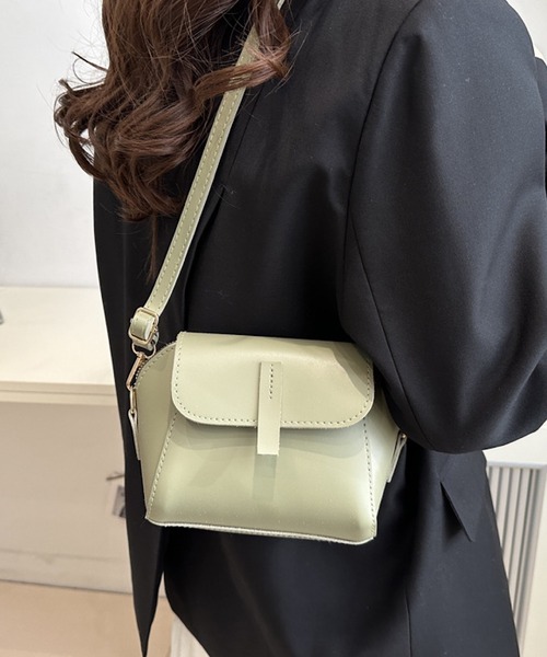 VIBGYOR(ヴィブジョー)の「urbanfemine./シンプルショルダーバッグ U7511(ショルダーバッグ・レディース・ブラック/グリーン/ダークブラウン/ホワイト・FREE)」の18枚目の写真