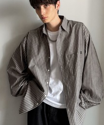 Classical Origin(NVJIW)́yClassical OriginzƂ𒅂Bl[t|PbgrbOVcij/Brand name & chest pocket long sleeved big shirt(Vc/uEX)