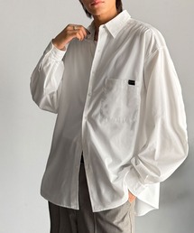 Classical Origin(�N���V�J���I���W��)�́yClassical Origin�z��Ƃ�𒅂�B�l�[���t�����|�P�b�g�r�b�O�V���c�i�����j/Brand name & chest pocket long sleeved big shirt(�V���c/�u���E�X)