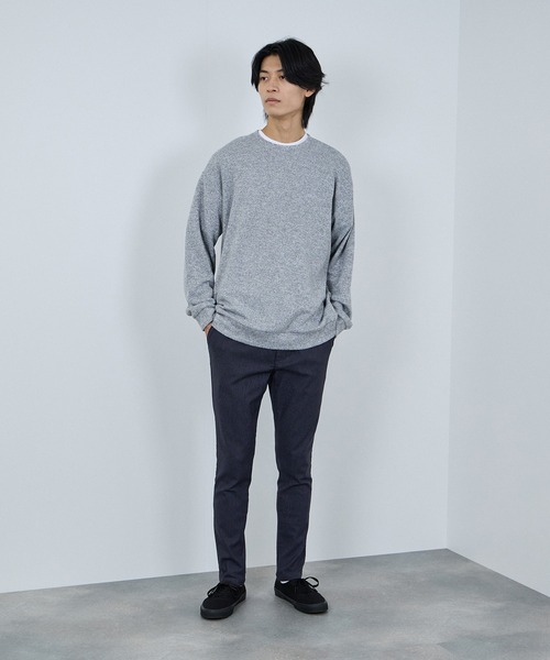 NAVY(ネイビー)の「「毎日はきたくなるラクラクパンツ」裏起毛あったかイージーパンツ(その他パンツ・メンズ・チャコールグレー/グレー/ブラウン/ネイビー/ブラック・S/L/XL/M)」の17枚目の写真