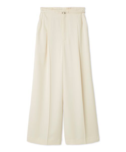 CELFORD（セルフォード）の「フローイングワイドパンツ（その他パンツ・レディース・ライトグレー/アイボリー/ライトベージュ・38/36）」の4枚目の写真