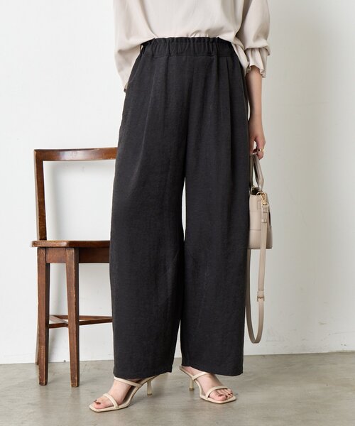 Jena espace merveilleux(ジェナ エスパスメルヴェイユ)の「ピーチスキンカーブパンツ(その他パンツ・レディース・ベージュ/グレー/ブラック・FREE)」の2枚目の写真