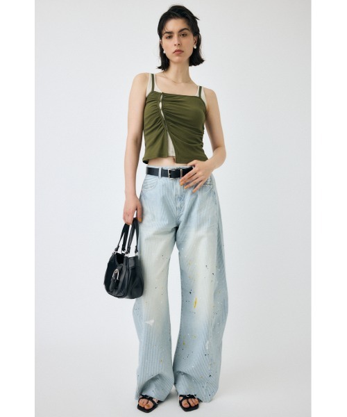 MOUSSY PAINTER WIDE ストレートデニム MOUSSY | PAINTER WIDE ストレートデニム (ワイド ) |SHEL'TTER