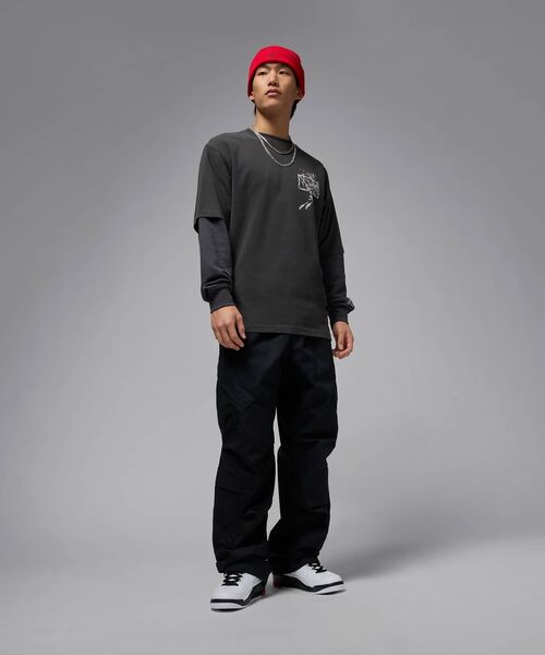 JORDAN BRAND（ジョーダンブランド）の「ジョーダン フライト メンズ ユーティリティ パンツ / Jordan Flight Men's Utility Pants HV0530-010 Black（その他パンツ・メンズ・ブラック・2XL/L/M/S/XL）」の19枚目の写真