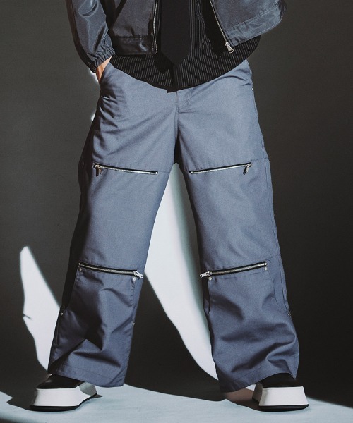 NO ID.(ノーアイディ)の「mp13954-2wayワイドパンツ(その他パンツ・メンズ・グレー/ブラック・2/1)」の21枚目の写真