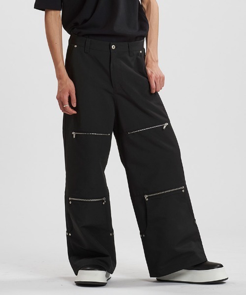 NO ID.(ノーアイディ)の「mp13954-2wayワイドパンツ(その他パンツ・メンズ・グレー/ブラック・2/1)」の18枚目の写真