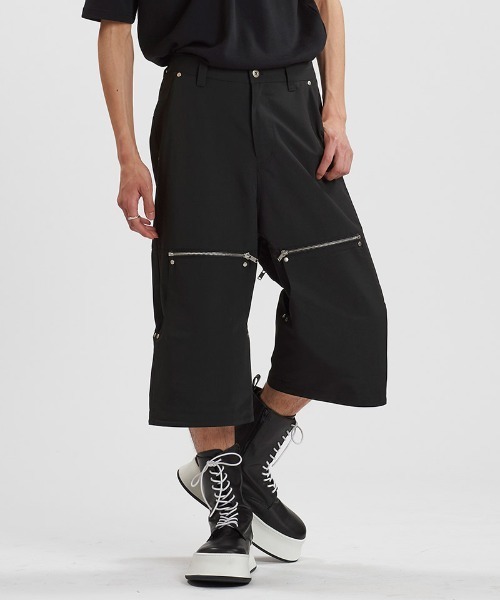 NO ID.(ノーアイディ)の「mp13954-2wayワイドパンツ(その他パンツ・メンズ・グレー/ブラック・2/1)」の12枚目の写真