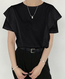 ✨美品✨DRIES VAN NOTEN/フリルフレンチスリーブカットソー黒M 楽天市場】フレンチスリーブ フリル（Tシャツ・カットソー