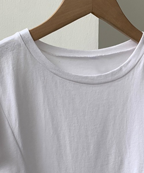 ReRe(リリ)の「フレンチスリーブフリルカットソー(Tシャツ/カットソー・レディース・ブラック/ホワイト・FREE)」の12枚目の写真