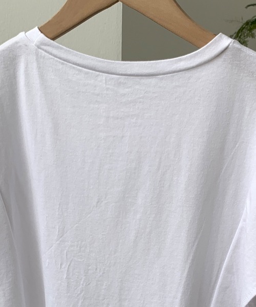 ReRe(リリ)の「フレンチスリーブフリルカットソー(Tシャツ/カットソー・レディース・ブラック/ホワイト・FREE)」の14枚目の写真