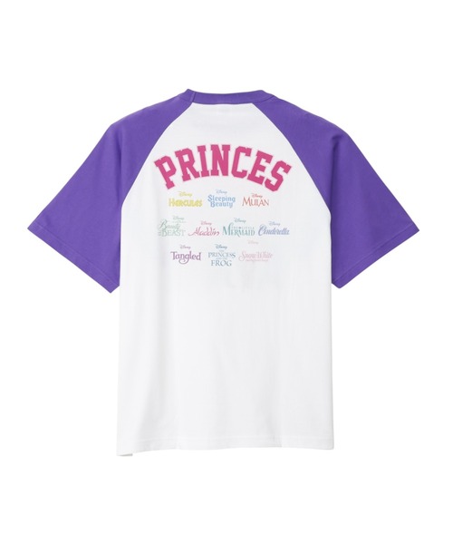 NOSTALGICA(ノスタルジカ)の「【 Disney NOSTALGICA 】 ノスタルジカ ラグランTシャツA 25S7(Tシャツ/カットソー・レディース・ホワイト×グリーン/ホワイト×パープル/ホワイト系その他・LARGE)」の4枚目の写真