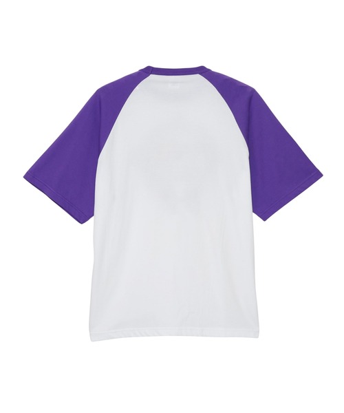 NOSTALGICA(ノスタルジカ)の「【 Disney NOSTALGICA 】 ノスタルジカ ラグランTシャツA 25S7(Tシャツ/カットソー・レディース・ホワイト×グリーン/ホワイト×パープル/ホワイト系その他・LARGE)」の7枚目の写真