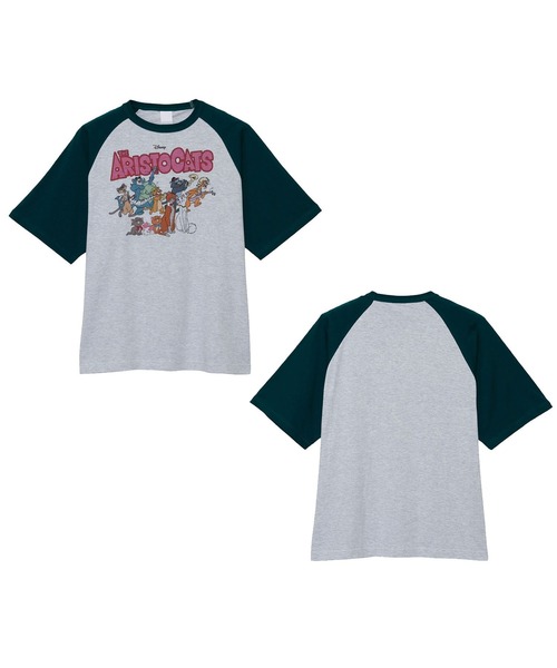 NOSTALGICA(ノスタルジカ)の「【 Disney NOSTALGICA 】 ノスタルジカ ラグランTシャツA 25S7(Tシャツ/カットソー・レディース・ホワイト×グリーン/ホワイト×パープル/ホワイト系その他・LARGE)」の8枚目の写真