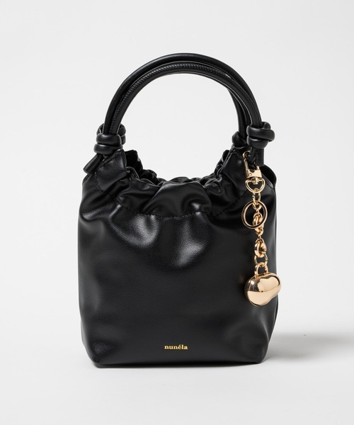 nunela（ヌネラ）の「デザインハンドバッグ【No.7】（ハンドバッグ・レディース・キャメル/ブラック/ナチュラル/イエロー/ブラウン・FREE）」の14枚目の写真