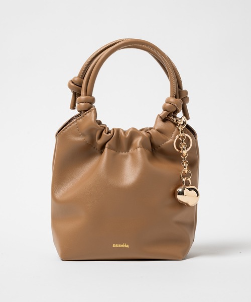 nunela（ヌネラ）の「デザインハンドバッグ【No.7】（ハンドバッグ・レディース・キャメル/ブラック/ナチュラル/イエロー/ブラウン・FREE）」の15枚目の写真