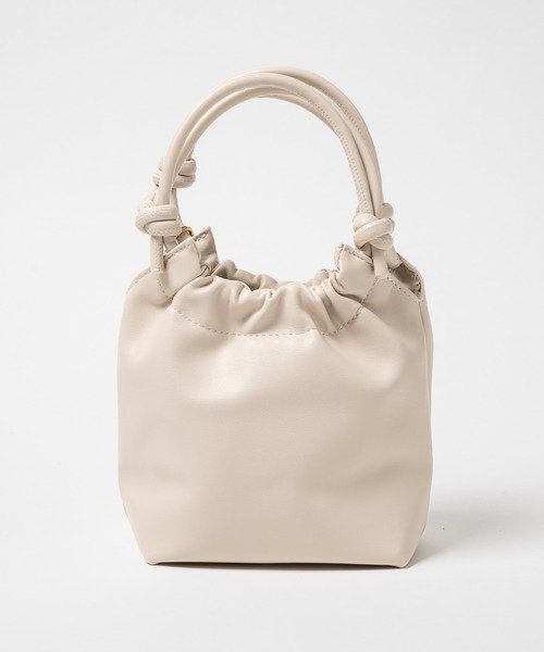 nunela（ヌネラ）の「デザインハンドバッグ【No.7】（ハンドバッグ・レディース・キャメル/ブラック/ナチュラル/イエロー/ブラウン・FREE）」の21枚目の写真