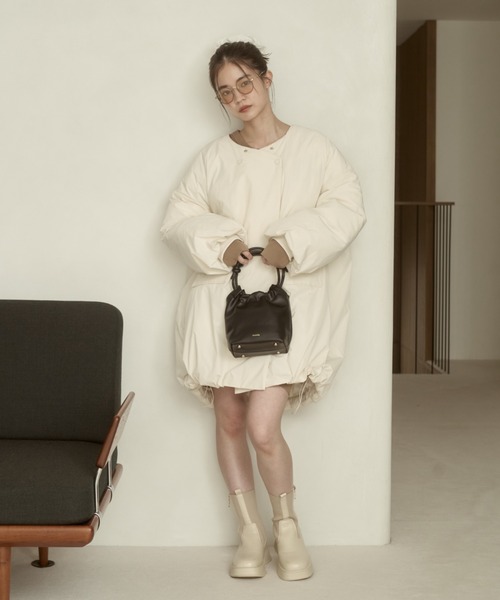 nunela（ヌネラ）の「デザインハンドバッグ【No.7】（ハンドバッグ・レディース・キャメル/ブラック/ナチュラル/イエロー/ブラウン・FREE）」の7枚目の写真