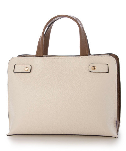 cache cache(カシュ カシュ)の「カシュカシュ cachecache / スクエア2wayミニバッグ(ハンドバッグ・レディース・ベージュ系その他/ワインレッド/ブラック/アイボリー・FREE)」の2枚目の写真