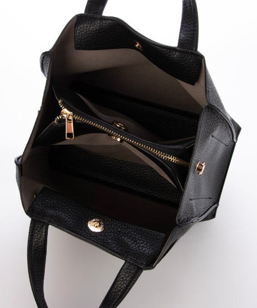 cache cache(カシュ カシュ)の「カシュカシュ cachecache / スクエア2wayミニバッグ(ハンドバッグ・レディース・ベージュ系その他/ワインレッド/ブラック/アイボリー・FREE)」の16枚目の写真