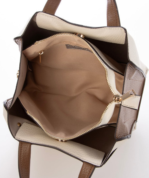 cache cache(カシュ カシュ)の「カシュカシュ cachecache / スクエア2wayミニバッグ(ハンドバッグ・レディース・ベージュ系その他/ワインレッド/ブラック/アイボリー・FREE)」の7枚目の写真