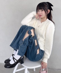 Loueme | ローズモチーフデニムパンツ(デニムパンツ)