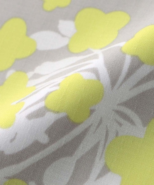 NAIGAI（ナイガイ）の「HOUSE WEAR STUDIO ポリエステル100％ ニューブッチャー ダンデライオン柄 後結び 背付きエプロン 70373021（エプロン・レディース・ピンク/ブルー/グレー・FREE）」の8枚目の写真