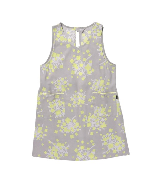 NAIGAI（ナイガイ）の「HOUSE WEAR STUDIO ポリエステル100％ ニューブッチャー ダンデライオン柄 後結び 背付きエプロン 70373021（エプロン・レディース・ピンク/ブルー/グレー・FREE）」の4枚目の写真