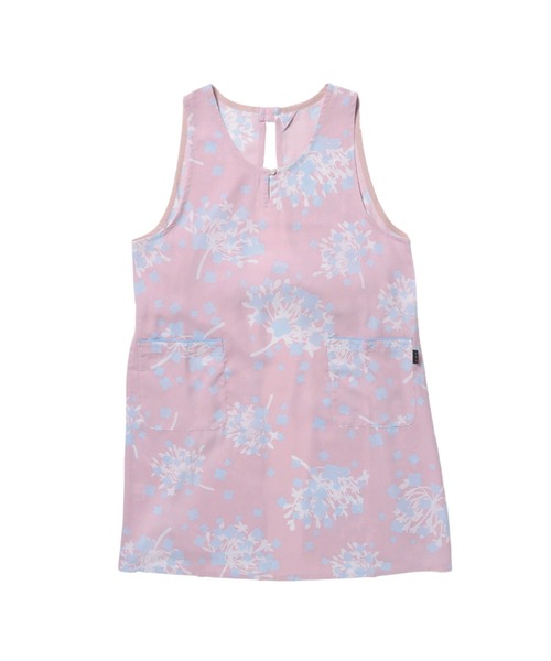 NAIGAI（ナイガイ）の「HOUSE WEAR STUDIO ポリエステル100％ ニューブッチャー ダンデライオン柄 後結び 背付きエプロン 70373021（エプロン・レディース・ピンク/ブルー/グレー・FREE）」の6枚目の写真