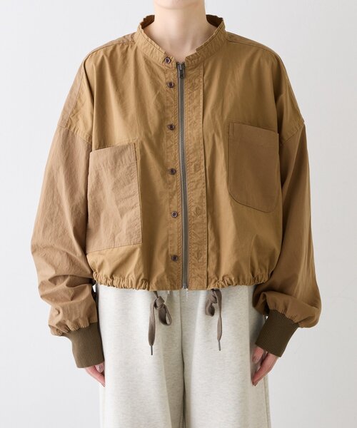 etsinta（エシンタ）の「【etsinta／エシンタ】リメイクドロストシャツブルゾン（ブルゾン・レディース・キャメル/ブラック/カーキ・ONE SIZE）」の17枚目の写真