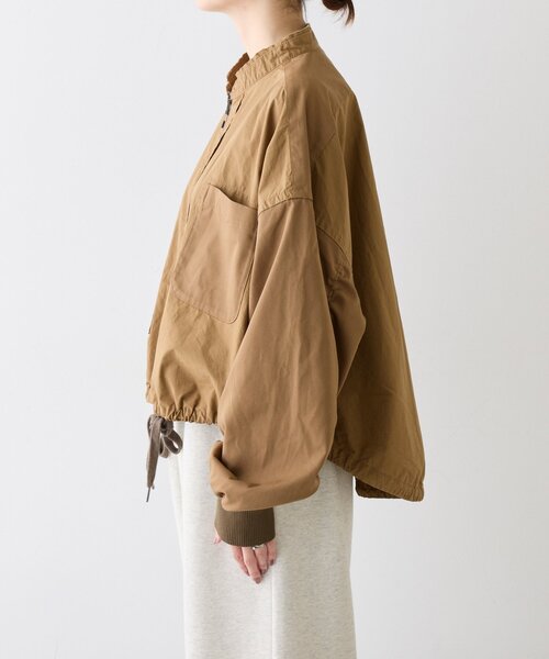 etsinta（エシンタ）の「【etsinta／エシンタ】リメイクドロストシャツブルゾン（ブルゾン・レディース・キャメル/ブラック/カーキ・ONE SIZE）」の18枚目の写真