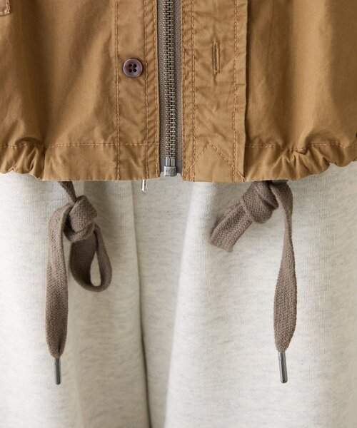 etsinta（エシンタ）の「【etsinta／エシンタ】リメイクドロストシャツブルゾン（ブルゾン・レディース・キャメル/ブラック/カーキ・ONE SIZE）」の13枚目の写真