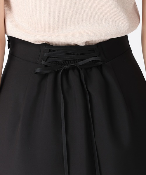 hyde着系BPNアシンメトリーフリルスカート 黒　ifラルク C/N PIGMENT COATED FISH TAIL SKIRT(XS Khaki): Y's｜THE SHOP