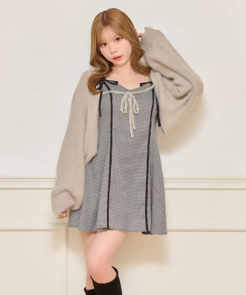 apres jour(アプレジュール)の「ミニキャミワンピース+ロングスカートSET(ワンピース・レディース・ブラック系その他/ブラック系その他2/ブラック・X-LARGE/フリー)」の3枚目の写真