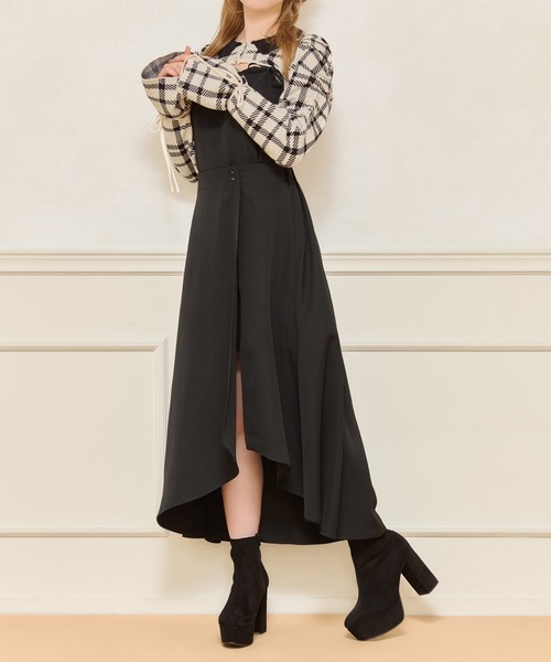 ミニキャミワンピース+ロングスカートSET（ワンピース）｜apres jour