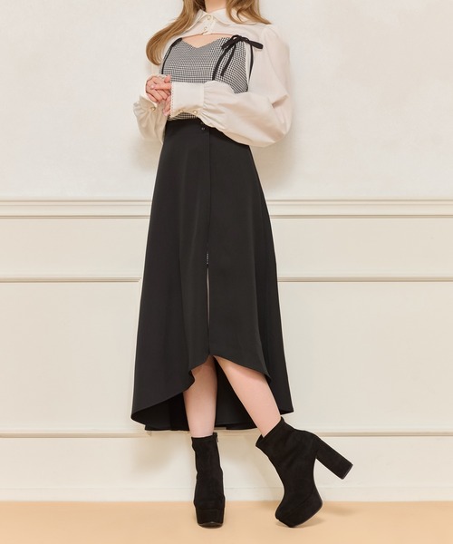 FETICO キャミワンピース 黒 フレアスカート FETICO キャミワンピース 黒 フレアスカート 2025年最新】FETICO