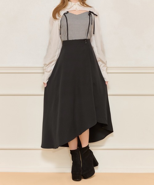 apres jour(アプレジュール)の「ミニキャミワンピース+ロングスカートSET(ワンピース・レディース・ブラック系その他/ブラック系その他2/ブラック・X-LARGE/フリー)」の15枚目の写真