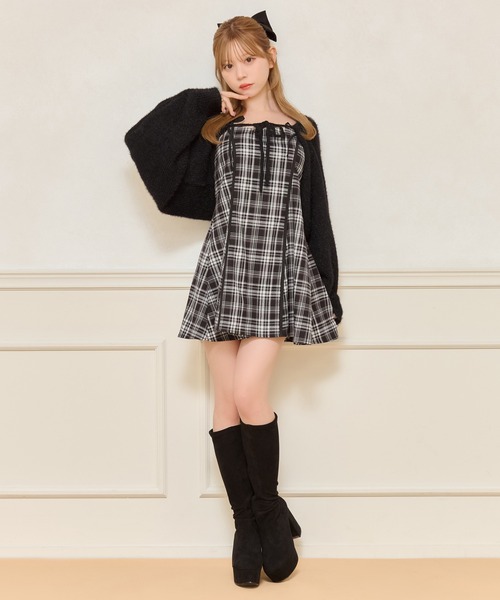 apres jour(アプレジュール)の「ミニキャミワンピース+ロングスカートSET(ワンピース・レディース・ブラック系その他/ブラック系その他2/ブラック・X-LARGE/フリー)」の10枚目の写真