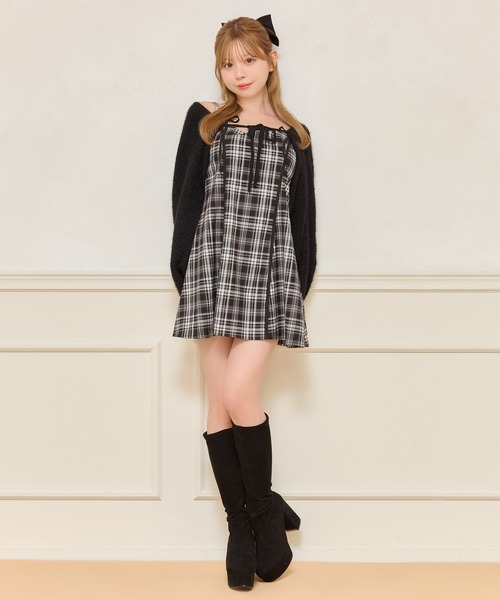 apres jour(アプレジュール)の「ミニキャミワンピース+ロングスカートSET(ワンピース・レディース・ブラック系その他/ブラック系その他2/ブラック・X-LARGE/フリー)」の6枚目の写真