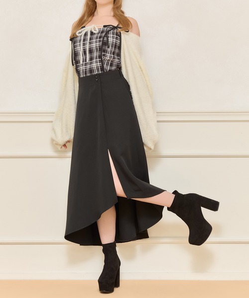 apres jour(アプレジュール)の「ミニキャミワンピース+ロングスカートSET(ワンピース・レディース・ブラック系その他/ブラック系その他2/ブラック・X-LARGE/フリー)」の18枚目の写真