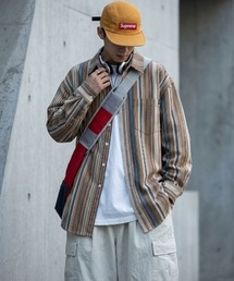 REBALANCE（リバランス）の「メンズヴィンテージ風ストライプシャツ（シャツ/ブラウス）」